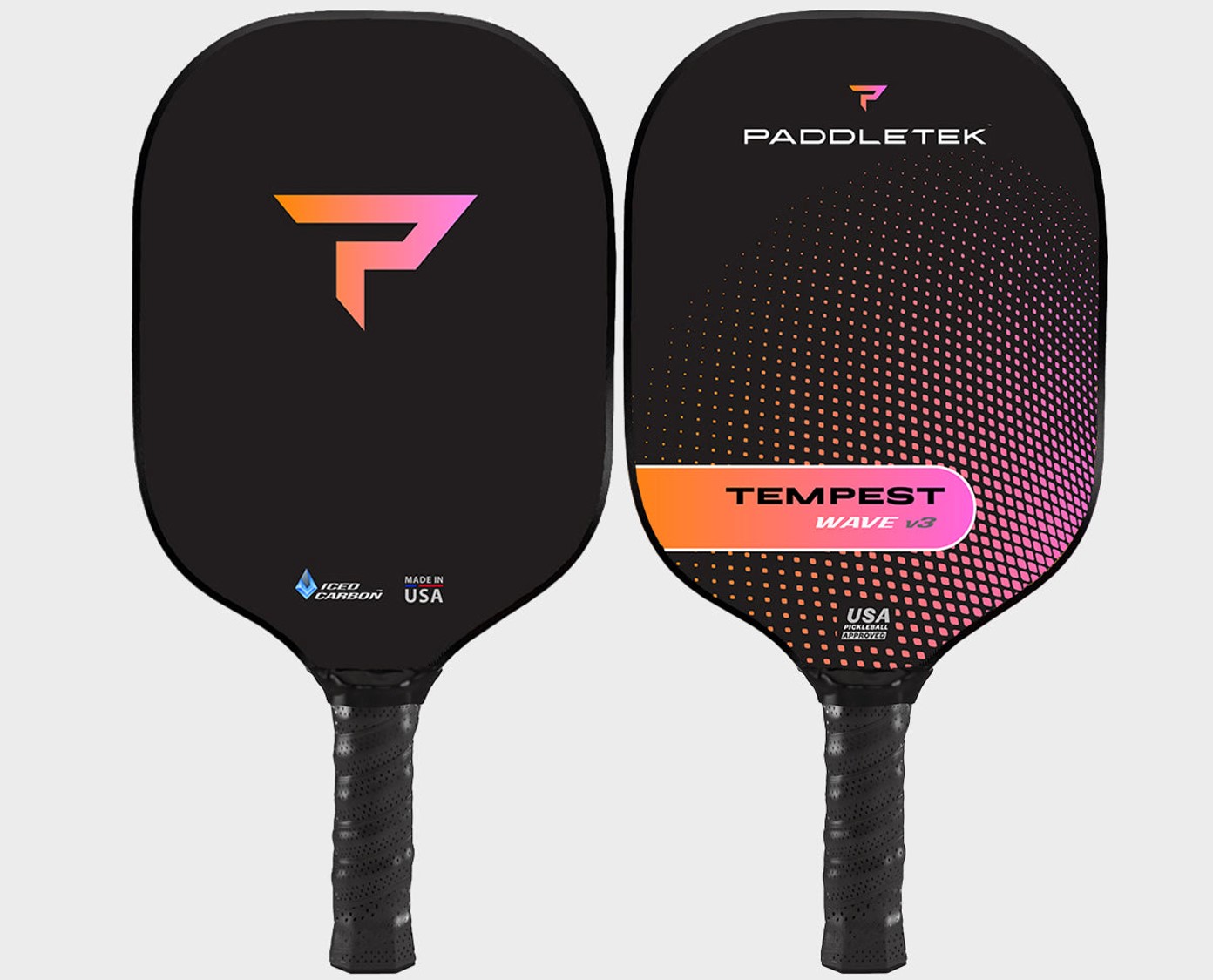 패들택 탬패스트V3 웨이브 피클볼 패들 (Paddletek TEMPEST WAVE V3 PICKLEBALL PADDLE)