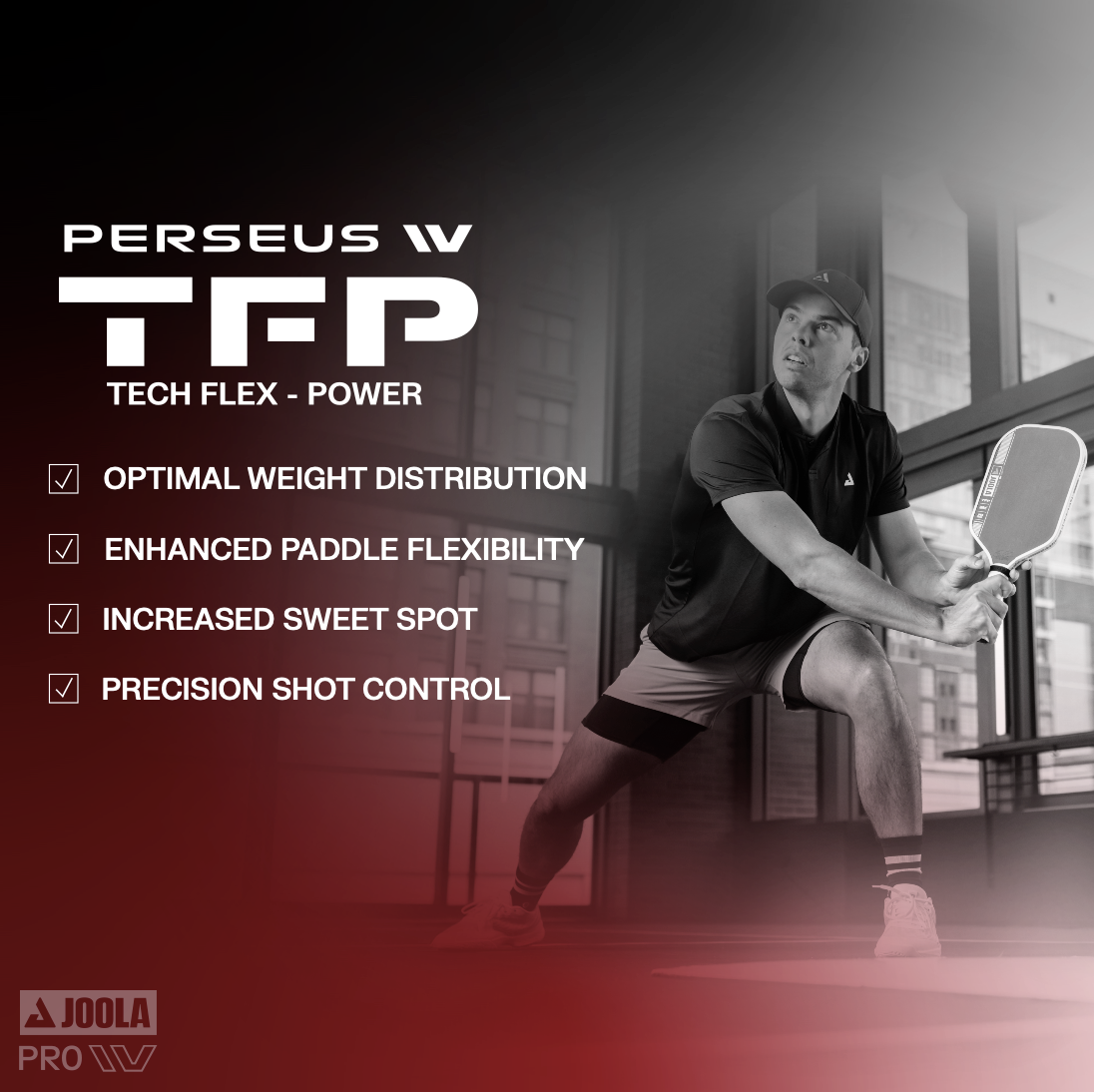 율라 벤존스 페르세우스 프로 IV 14mm 피클볼패들(JOOLA Ben Johns Perseus Pro IV 14mm Pickleball Paddle)