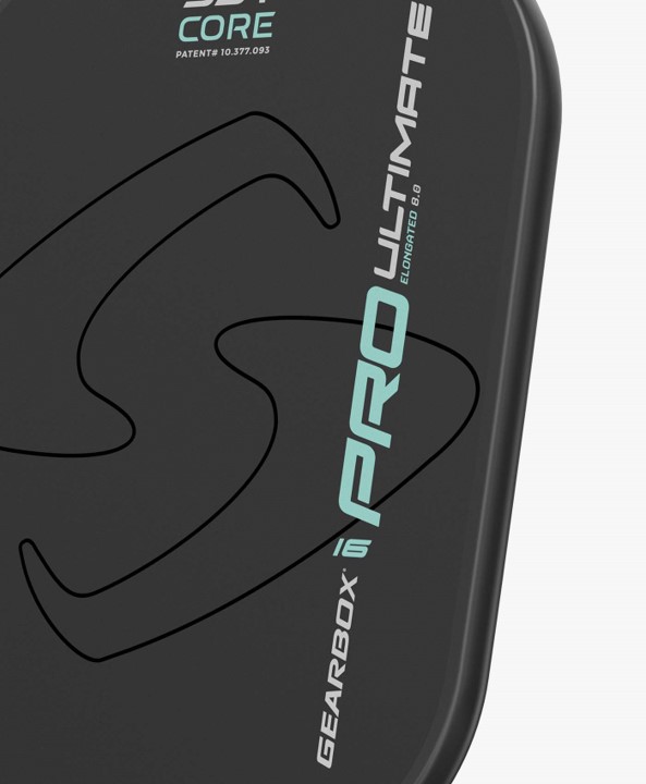 [런칭할인가] 기어박스 얼티밋 일롱게이티드 16mm 8온스 피클볼 패들 (GearBox Pro Ultimate Elongated 16mm Pickleball Paddle)