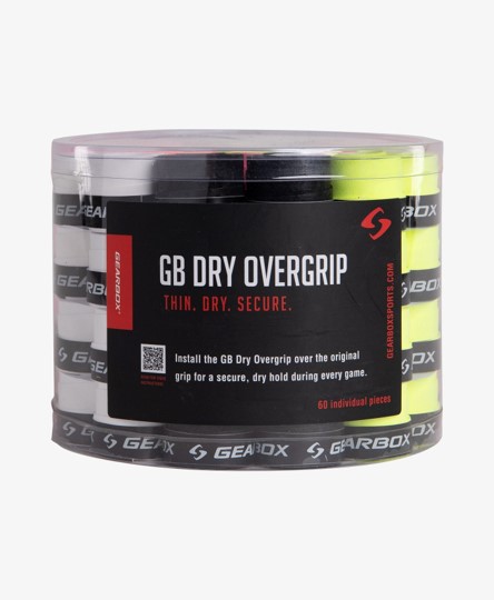 기어박스 GB 드라이 오버그립 60팩-다양한 색상 (Gearbox Dry Overwrap Grip Bucket - 60 Pack - Varied Colors)