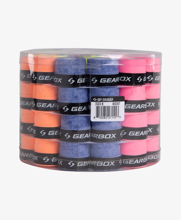 기어박스 GB 드라이 오버그립 60팩-다양한 색상 (Gearbox Dry Overwrap Grip Bucket - 60 Pack - Varied Colors)
