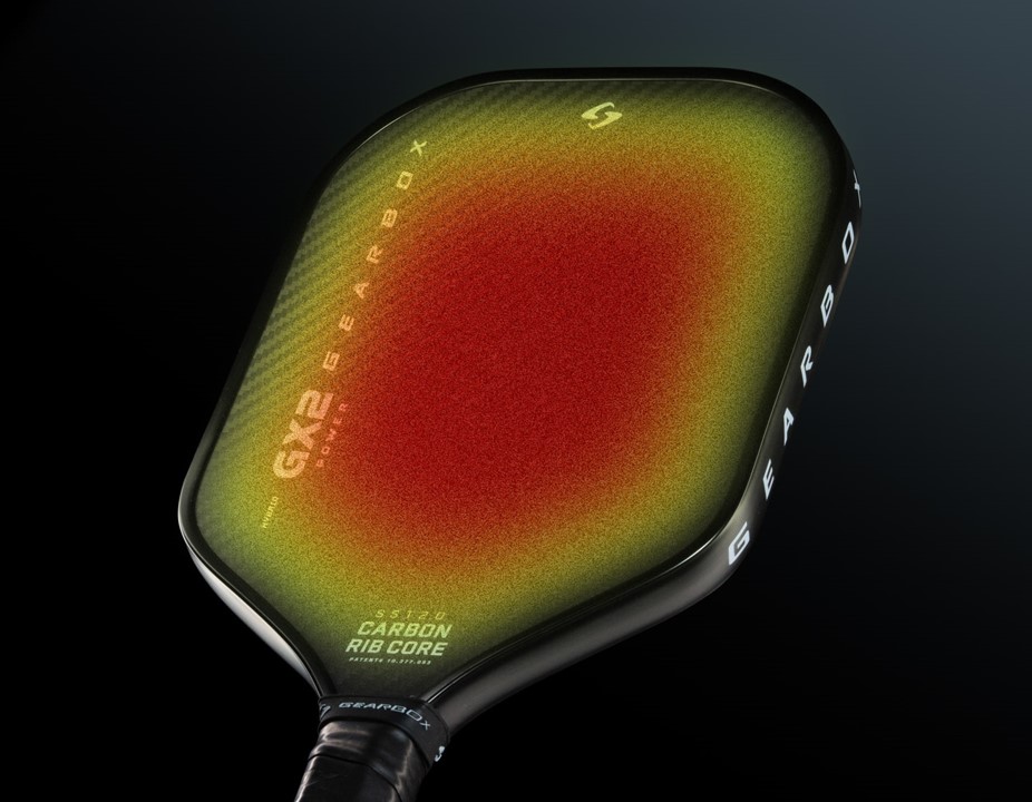 [런칭할인가] 기어박스 GX2 파워 리미티드 에디션 일롱게이티드  16mm 8.0온스 피클볼 패들