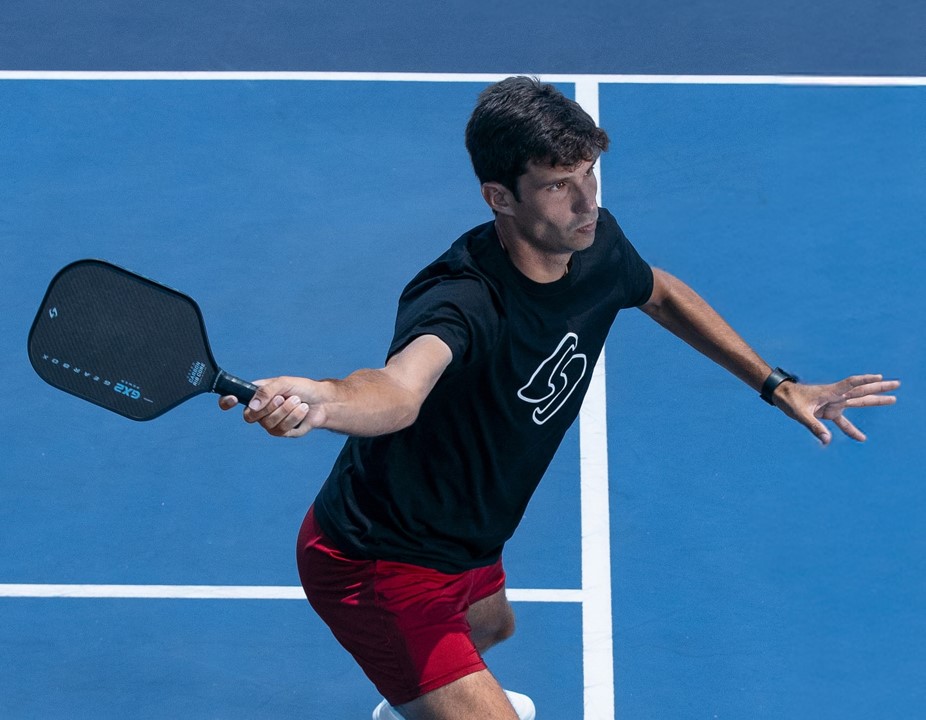 [런칭할인가] 기어박스 GX2 파워 리미티드 에디션 일롱게이티드  16mm 8.0온스 피클볼 패들